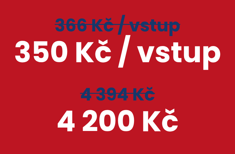 Členství 12 týdnů: 1x týdně