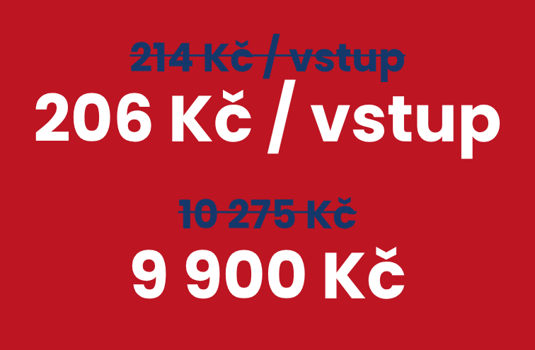Členství 12 týdnů: 4x týdně